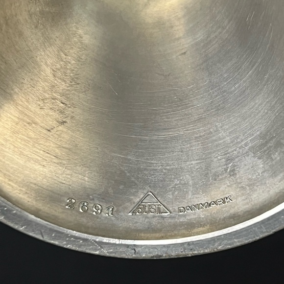 Vtg Just Anderson Pewter Candleholder - Picture 10 of 14